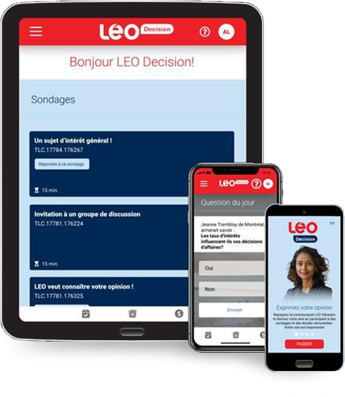 L’application mobile LEO